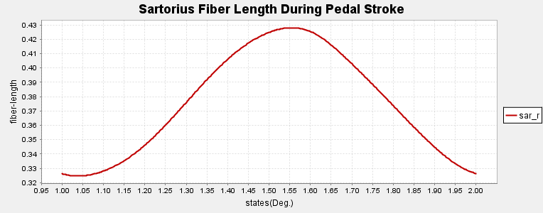 An image of a plot of the sartorius muscle throughout the cycling pedal stroke.